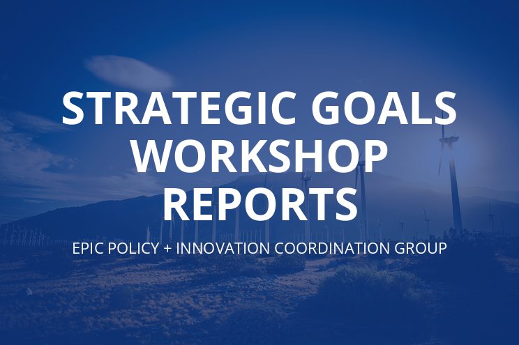 EPIC Strategic Goals Workshop Process Reports, November 2023